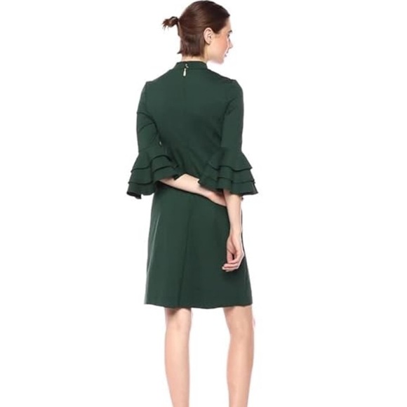 Trina Turk Dylan 2 Layered Bell Sleeve Dress - Picture 2 of 8